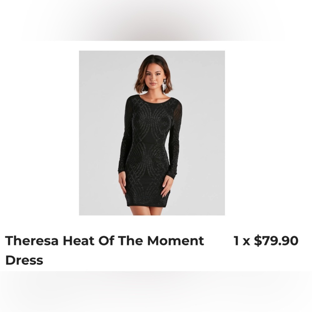 WindsorTheresa Heat Of The Moment Dress - SIZE LARGE